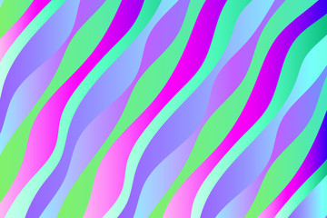 Colorful background with curved gradient lines. Pattern design for banner, poster, flyer, card, cover, brochure