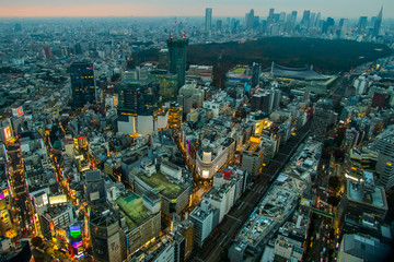 東京新宿の風景Scenery of Japan in Tokyo Shinjuku 