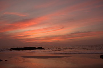 Sunset at Suratkal Beach - The Canvas, India