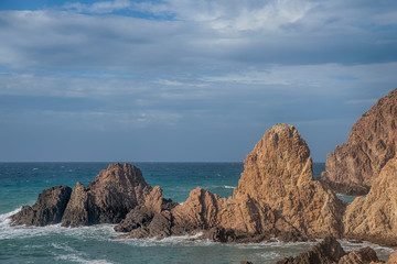 Arrecife de las sirenas en el parque natural cabo de Gata, Almería	