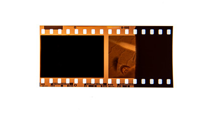 (35 mm.) film frame With vintage space.