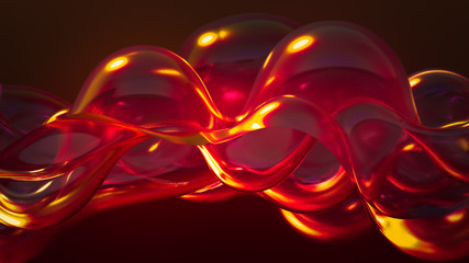 Beautiful, light, elegant background. 3d illustration, 3d rendering.