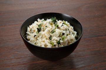 野沢菜ごはん