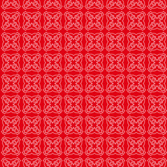 Seamless geometric pattern with modern ornamnet. Vector illustration