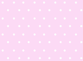 vector pattern with white dots on pink background