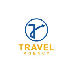travel agency logo concept, design vector icon, holiday logo template