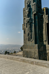 The History of Georgia Monument, located near Tbilisi Sea