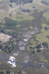 Vue aérienne du delta