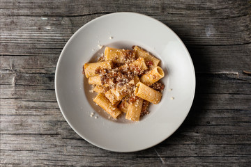 Primo piatto pasta italiana