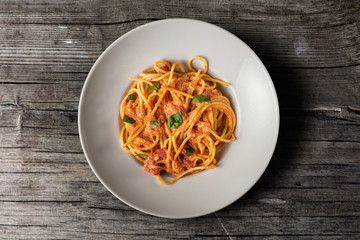 Primo piatto pasta italiana