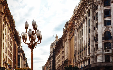Historic buildings facades, Buenos Aires