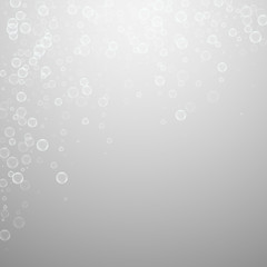 Soap bubbles abstract background. Blowing bubbles 