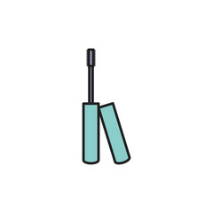 Isolated make up eyelash fill design