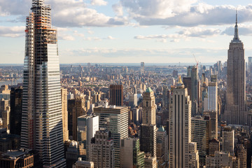 Panorama view of Midtown Manhattan from Top of the Rock