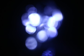 bokeh blue background