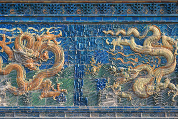 nine dragons wall - datong - china