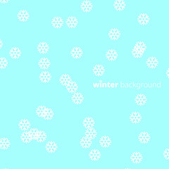Christmas background with snowflakes. Eps 10 vector.