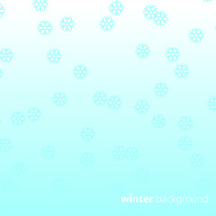 Christmas background with snowflakes. Eps 10 vector.