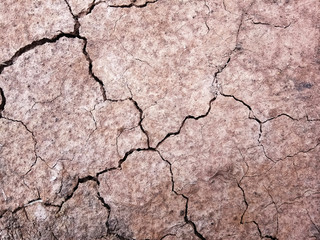 The ground has cracks in the top view for the background