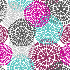 Floral seamless pattern in pastel colors. Seamless pattern can be used for wallpaper, pattern fills, web page background, textile, web and other design.