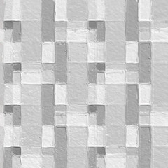Abstract mosaic of black and white colors squares. Geometric pattern. Picture for creative wallpaper or design art work.
