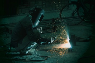 welder at work