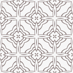 Geometric Pattern. Seamless Texture Grey Color Background. Vector illustration