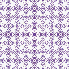 Art-deco seamless geometric pattern with retro ornament. Vector illustration