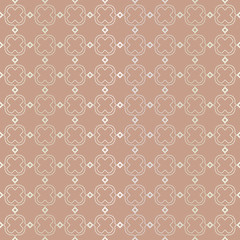 Seamless geometric pattern with modern ornamnet. Vector illustration