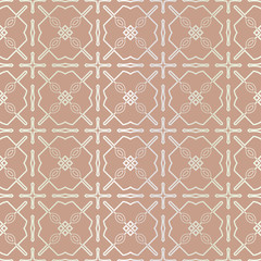 Fototapeta premium Seamless geometric pattern with modern ornamnet. Vector illustration