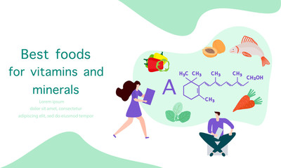 People Healthy lifestyle, proper nutrition Vitamin