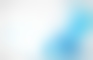 White blue flare empty background. Fresh air blurred texture. Ice abstract illustration. 