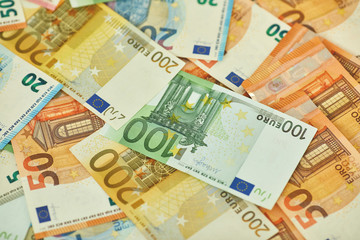 Euro Money. Euro cash background. Euro Money Banknotes