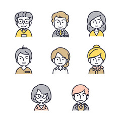 人物アイコンカラー	 2