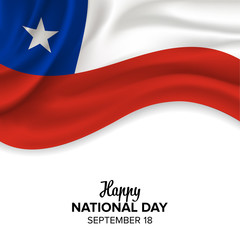 Vector festive illustration of independence day in Chile celebration on September 18. vector design elements of the national day. holiday graphic icons. National day