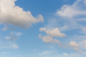 blue sky clouds