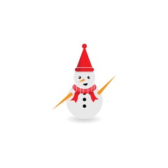 Snow man illustration