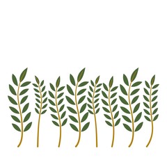 Agriculture green wheat Logo