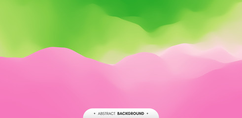 Abstract wavy background with dynamic effect. Color gradients for design. Vector Illustration.