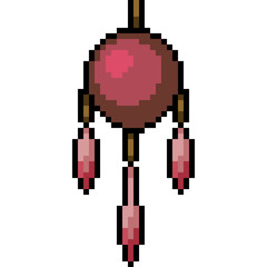 vector pixel art charm talisman