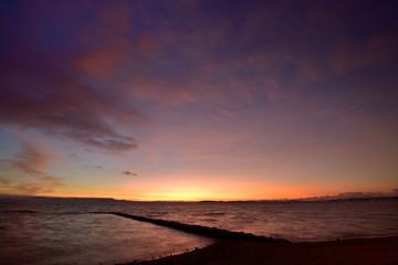 朝焼け　日の出