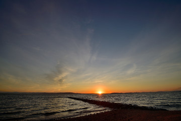 朝焼け　日の出