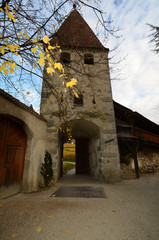Fototapeta premium Particular of the Abbey Novacella, south tyrol, Italy. The monastery complex is the largest in Tyrol.