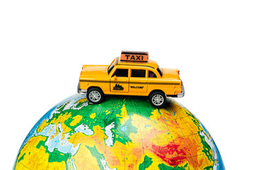 Smartphone application of taxi service for online searching calling and booking a cab. Taxi...