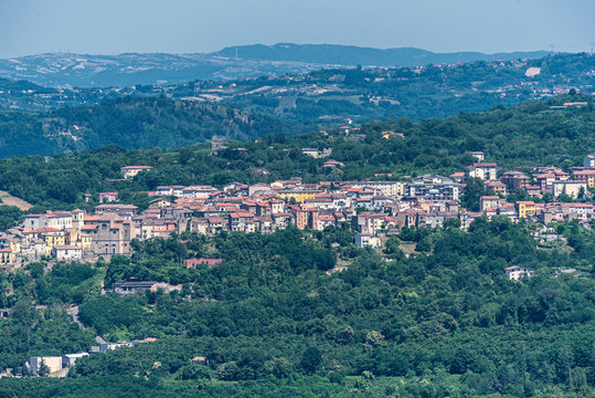 Summer Landscape In Irpinia,  Southern Italy