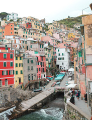 Fototapeta na wymiar Beautiful Cinque Terre Village Views