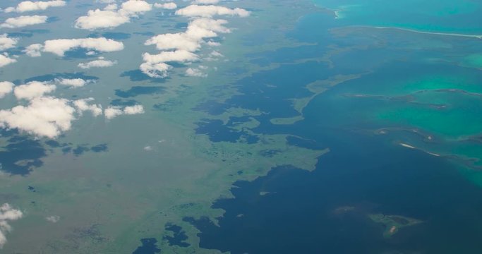 Cienaga de Zapata Biosphere National Reserve Aerial View, Cuba