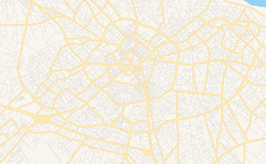 Printable street map of Misratah, Libya