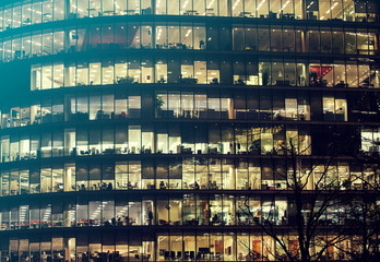 London office building skyscraper, working & meeting