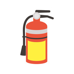 Obraz premium fire extinguisher flat style icon